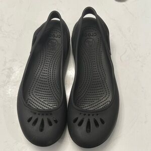 CROCS Black Ballet Flats